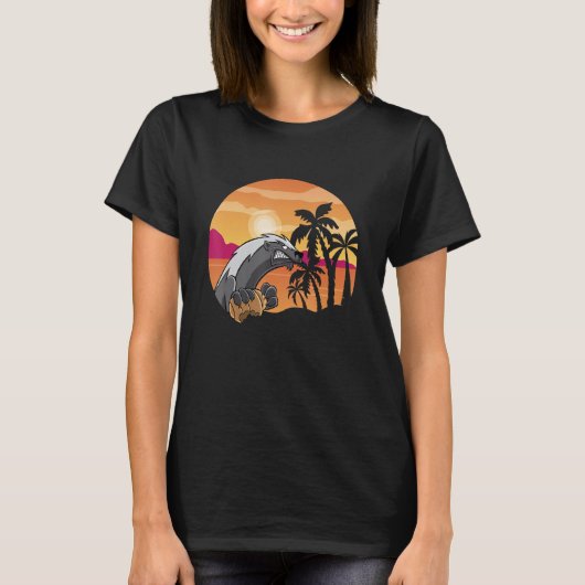 T-shirt Honey Badger Ratels sans peur Zookeeper Summer Sun (Devant)