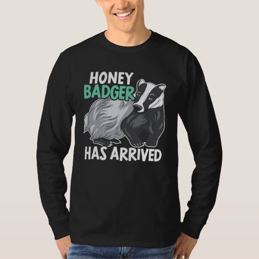 T-shirt Honey Badger  Wildlife Animal Ratel  2 (Devant)