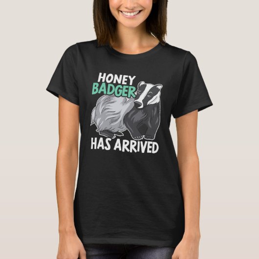 T-shirt Honey Badger  Wildlife Animal Ratel  2 (Devant)