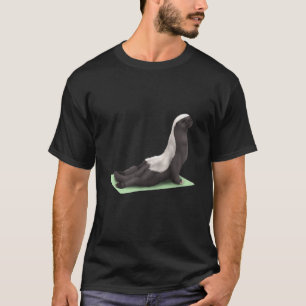 T-shirt Honey Badger Yoga Pose méditation Zen Workout Exer