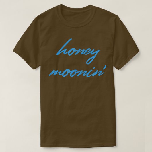 T-shirt Honey MooninCouples correspondantsVacances lune de (Design devant)