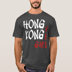 T-shirt Hong Kong Garden blanc bordeaux