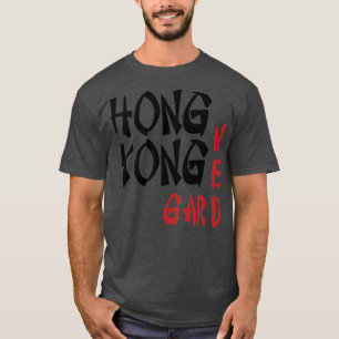 T-shirt Hong Kong Garden noir rouge