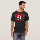T-shirt hong kong libre (Devant entier)