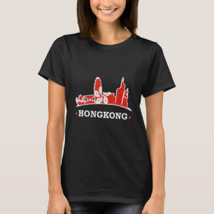 T-shirt Hongkong City Destination Touristique Souvenir