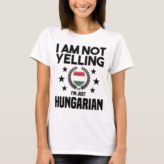 T-shirt Hongrois amusant raconter la Hongrie comme une idé