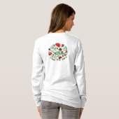 T-shirt Hongrois Main Libre Matyo Floral Folk (Dos entier)