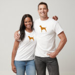 T-shirt Hongrois Vizsla race Chien Silhouette Cool Canine<br><div class="desc">Cette chemise en silhouette Vizsla est disponible dans une variété de styles de t-shirts pour hommes, femmes, enfants et bébés. Silhouette de chien orange brûlé. Un cadeau cool pour les amateurs hongrois de Vizsla pour toute occasion. Jenn’s Doodle World vous offre des vêtements et des cadeaux de chiens de races...</div>