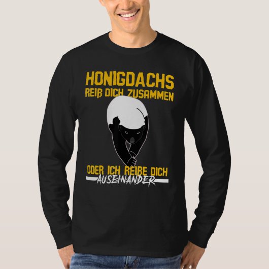 T-shirt Honigdachs Rip Dich Ensemble Dire Honey Badger (Devant)