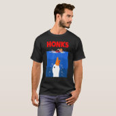 T-shirt Honk Goose Duck chicken meme Idea (Devant entier)