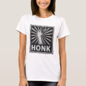 T-shirt Honk Goose Funny Duck Chicken Mème (Devant)