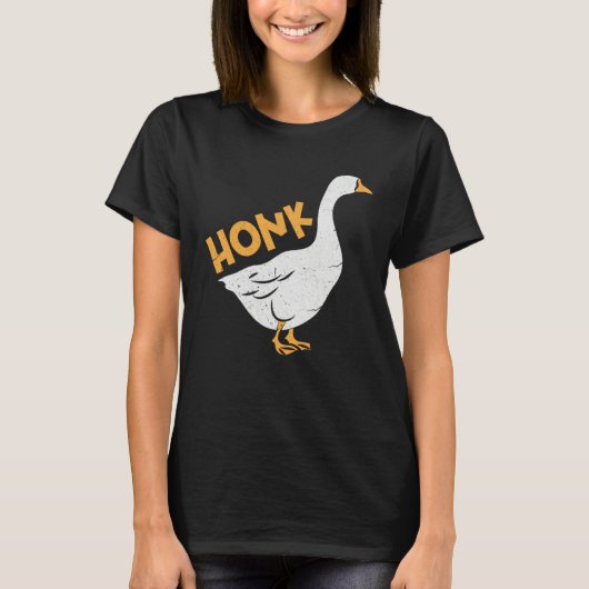 T-shirt Honk Goose Gamer Meme (Devant)