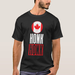 T-shirt Honk Honk Camionneurs Canadiens Régissent Canada D