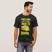 T-shirt Honk Honk Welcome Back To School Funny Bus Driver (Devant entier)