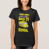T-shirt Honk Honk Welcome Back To School Funny Bus Driver (Devant)