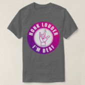 T-shirt Honk Louder Ix27m Sourd (Design devant)
