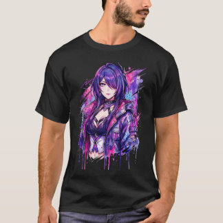 T-shirt Honkai Star Rail Acheron Galaxy Ranger Mystérieux
