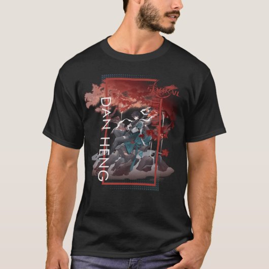 T-shirt Honkai Star Rail - Dan Heng - Portrait de caractèr (Devant)