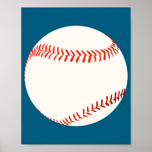 T-shirt honkbal poster