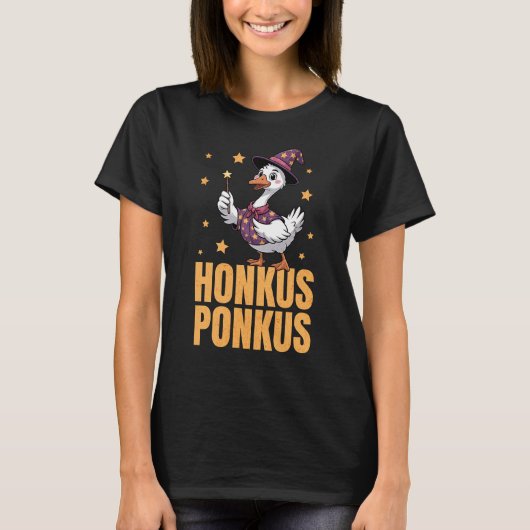 T-shirt Honkus Ponkus Éffrayant Silly Goose Funny Hallowee (Devant)