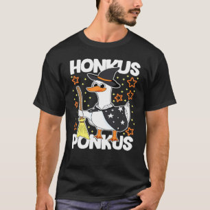T-shirt Honkus Ponkus Goose Witch Halloween Femmes Hommes 