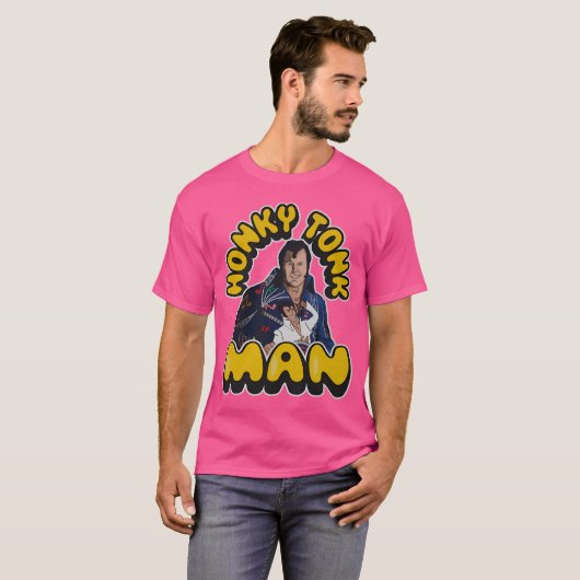 T-shirt Honky Tonk Man Comic (Devant entier)