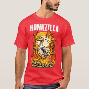 T-shirt Honkzilla Goose Cadeaux Hommes Femmes Enfants Retr