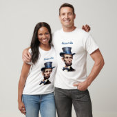 T-shirt Honnête Abe (Unisexe)