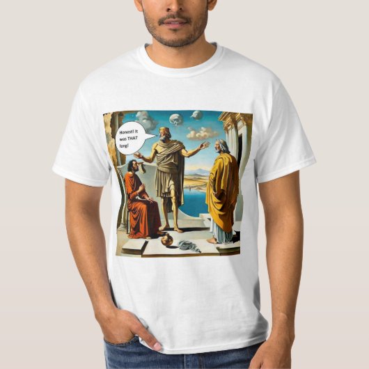 T-shirt Honnêtement, c'était aussi long (Devant)