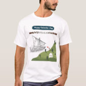 T-shirt Honneur à Colomb blanc (Devant)