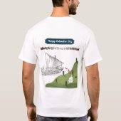 T-shirt Honneur à Colomb blanc (Dos)