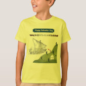 T-shirt Honneur à Columbus jaune (Devant)