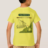 T-shirt Honneur à Columbus jaune (Dos)