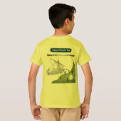 T-shirt Honneur à Columbus jaune (Dos entier)