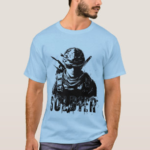 T-shirt Honneur. Courage. Engagement", "Défendre la libert