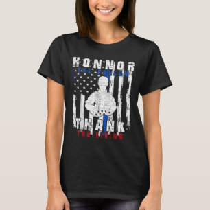 T-shirt Honneur Le Fallen Merci Le Drapeau Living Us