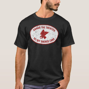 T-shirt Honneur vintage Les Traités Sortent De Terre Sacré
