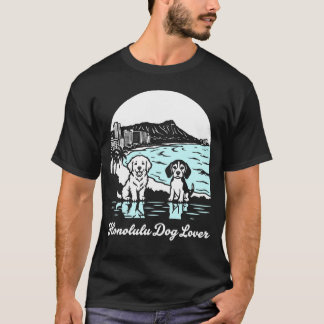 T-shirt Honolulu City Hawaii Dog Lover
