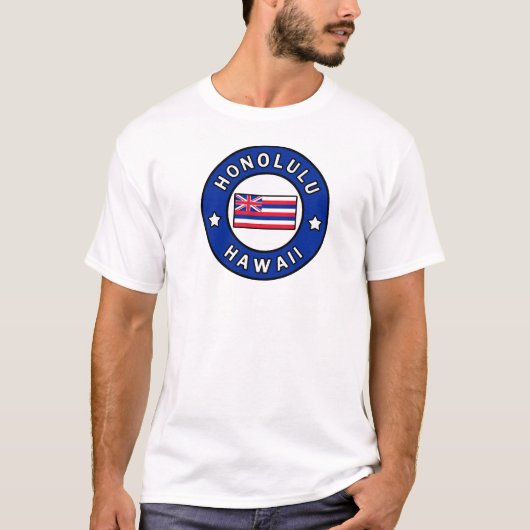T-shirt Honolulu Hawaï (Devant)