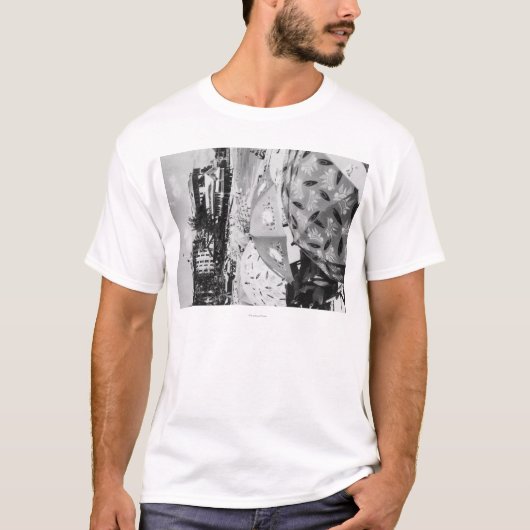 T-shirt Honolulu, Hawaï - vue de plage de Waikiki (Devant)