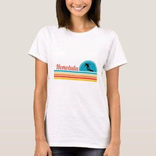 T-shirt Honolulu Retro