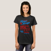 T-shirt Honor and Courage Firefighter Fire Dept Fire Truck (Devant entier)