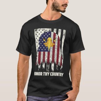 T-shirt Honor Thcountry American Independence USA Freedo
