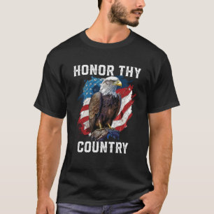 T-shirt Honor Thpays American Bald Eagle Amérique États-Un