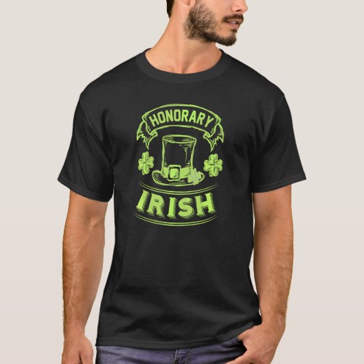 T-shirt Honorable Irish Leprechaun Top Hat Irish St Patric (Devant)