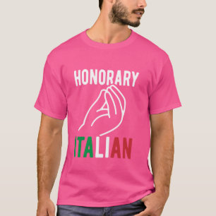 T-shirt Honoraire Italien Main Drôle Mariage Italien Par M