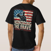 T-shirt "Honorer le brave" (Dos)