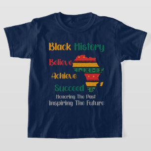 T-shirt Honorer le passé Inspirant Futur Mois de l'histoir