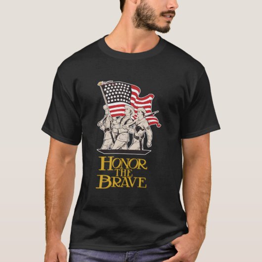 T-shirt Honorer les Braves (Devant)