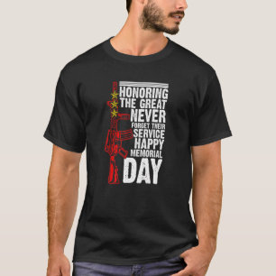 T-shirt Honorer les vétérans Joyeux Memorial Day les brave
